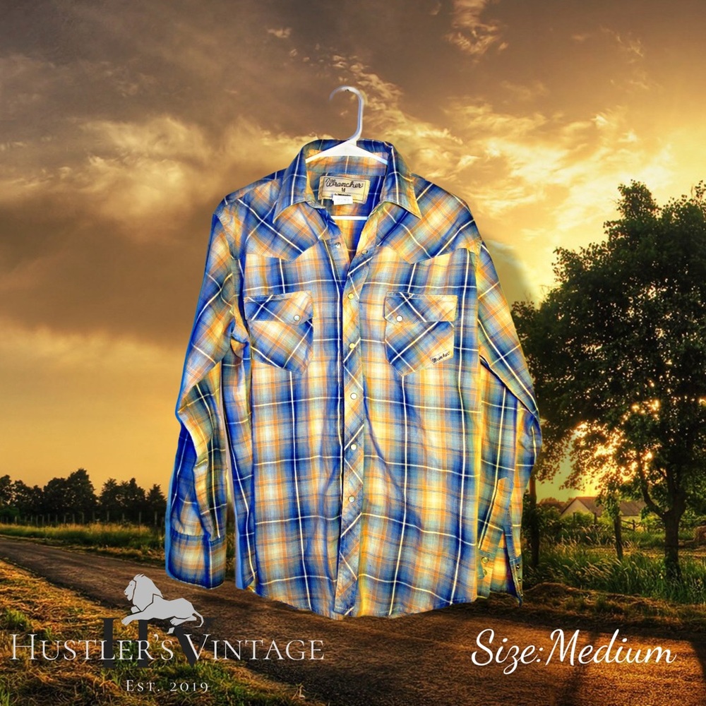 Wrancher By Wranger Pearl Snap Shirt